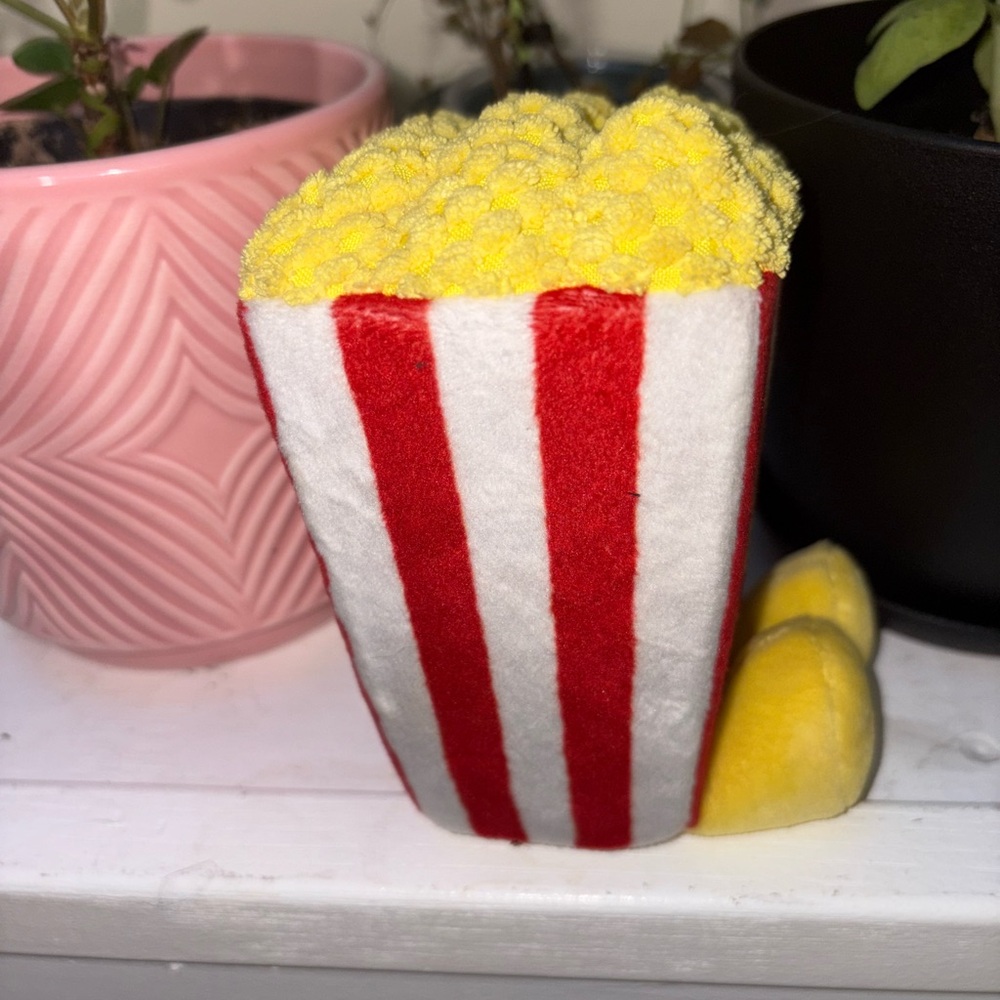 Red and White Striped Popcorn Hallmark